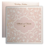 Classic lasercut wedding invitations, Fine engraved wedding invitations, Wedding cards Mumbai